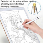 適用於 Apple Pencil 系列替換筆尖改良筆尖，4.0 延長白殼銀尖、3.5 標準白殼銀尖、3.0 圓頭白殼銀尖、4.0 延長白殼金尖、3.5 標準白殼金尖