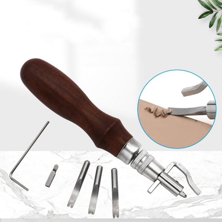 7合1皮革邊壓條溝槽切割邊緣修整器
