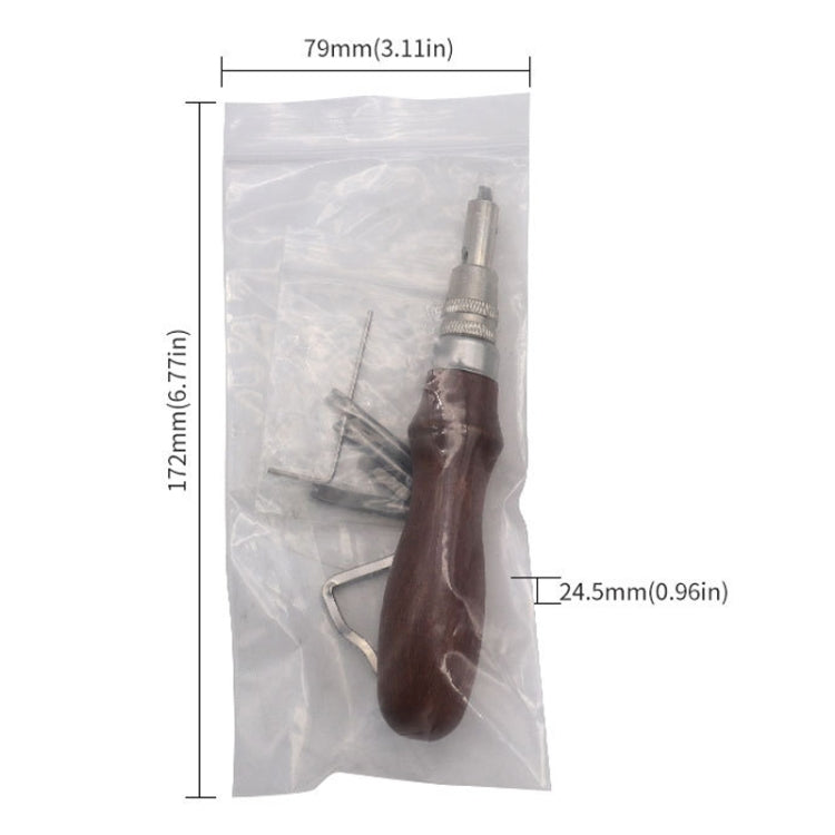 7合1皮革邊壓條溝槽切割邊緣修整器