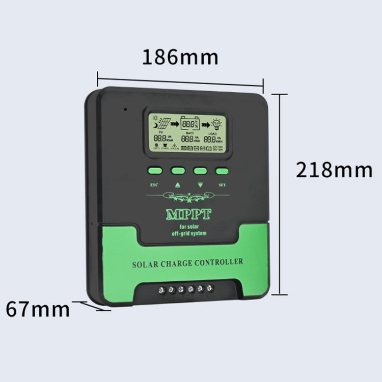 12V/24V 60A MPPT 智能照明識別太陽能控制器，CM-D60，CM-D50
