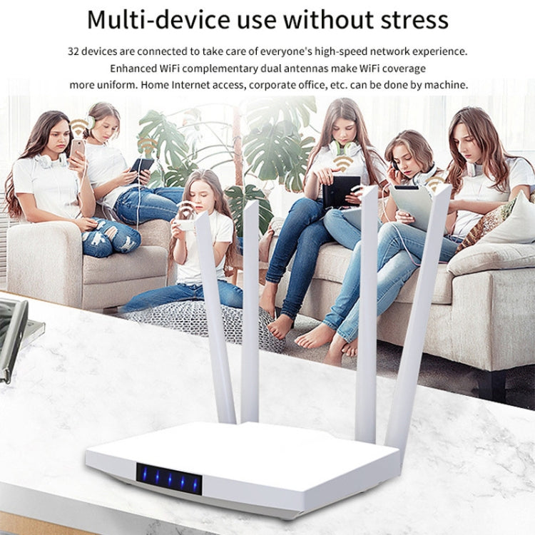 4G 無線 SIM 卡路由器 4G 熱點共享行動 CPE 全網通，歐規插頭，MC119