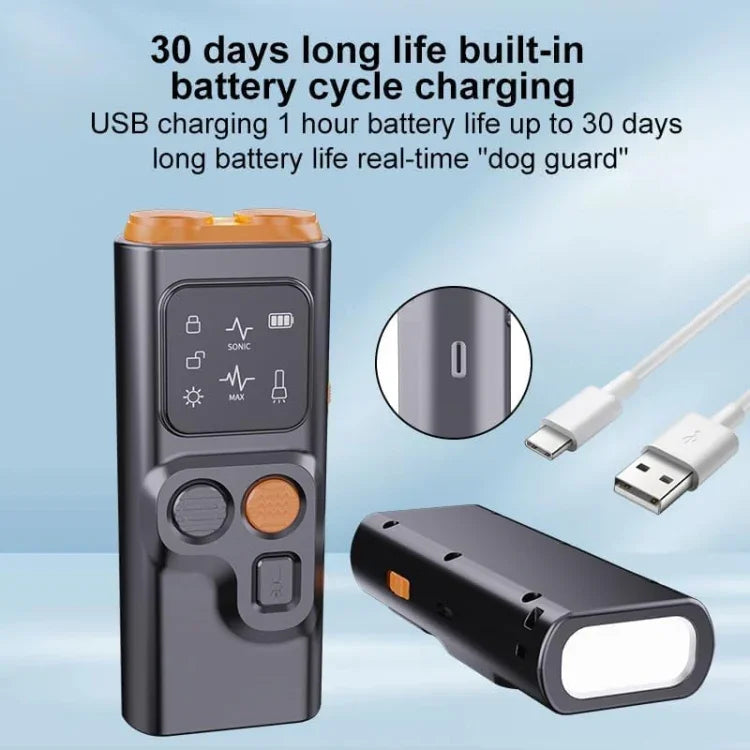 超聲波雙頭狗驅趕止吠器 高功率LED閃光燈，P7
