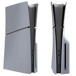 適用於 PS5 Slim 替換面板外殼可拆卸保護殼，光碟版黑色，數位版黑色，光碟版白色，數位版白色，光碟版灰色，數位版灰色