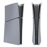 適用於 PS5 Slim 替換面板外殼可拆卸保護殼，光碟版黑色，數位版黑色，光碟版白色，數位版白色，光碟版灰色，數位版灰色