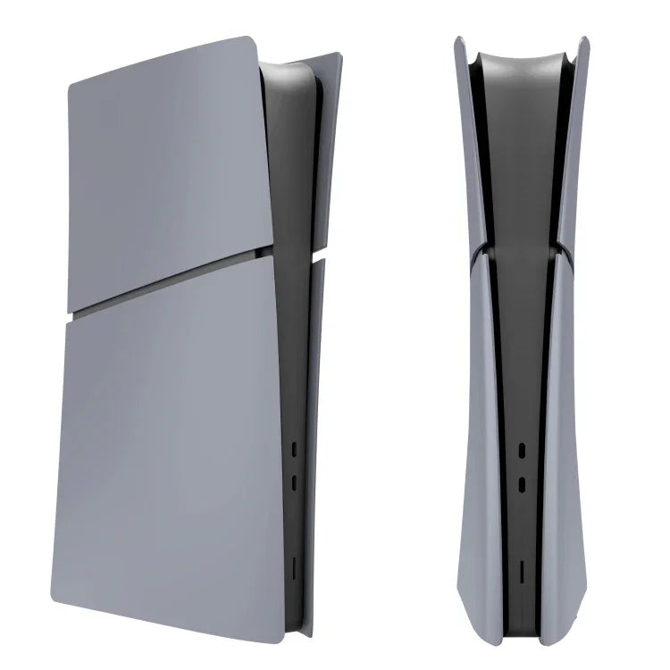 適用於 PS5 Slim 替換面板外殼可拆卸保護殼，光碟版黑色，數位版黑色，光碟版白色，數位版白色，光碟版灰色，數位版灰色