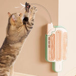 Cats Corner 自動激發冰淇淋擦洗器寵物按摩刷玩具，簡約款、羽毛款、薄荷球款