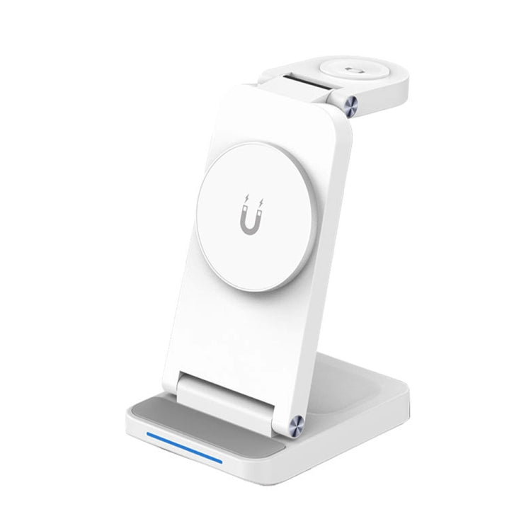 S90-3 三合一磁吸摺疊無線充電器手機耳機手錶快速充電座