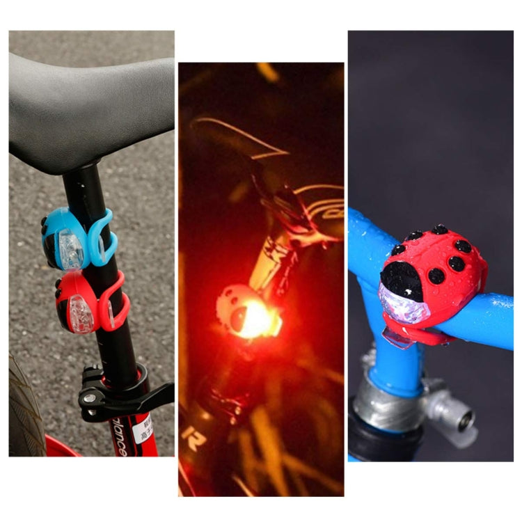 自行車裝備矽膠瓢蟲 LED 頭燈