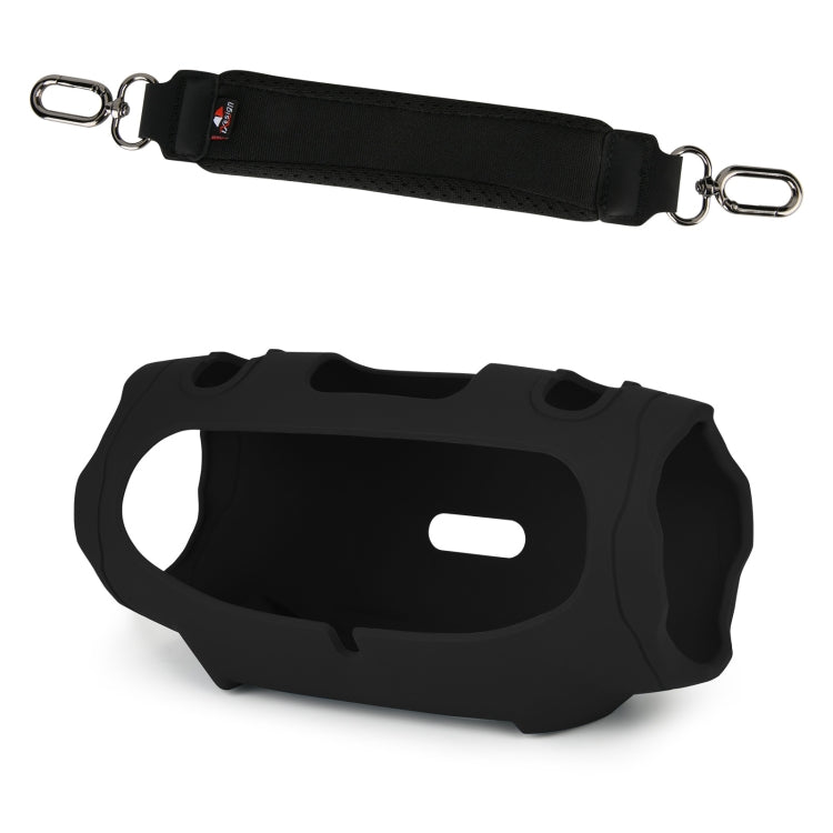 適用於JBL Xtreme 4喇叭矽膠保護套附減壓背帶便攜保護殼，附手柄黑色，附手柄藍色，附手柄綠色