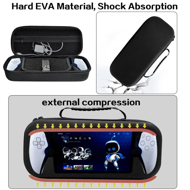 適用於 PS Portal 遊戲主機 EVA 防震防水收納包