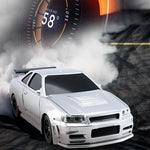 1:43全比例迷你4WD漂移充電遙控車，4301黑色野馬，4302藍色M3，4303橘色911，4304銀色GTR，4301G帶陀螺儀黑色野馬，4302G帶陀螺儀藍色M3，4303G帶陀螺儀橘色911