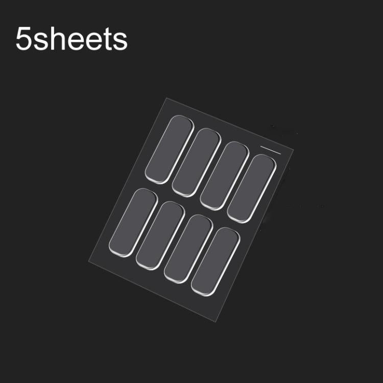 5片裝透明隱形防撞條 自粘墊 用於櫥櫃桌角，35 x 10毫米，63 x 10毫米，150 x 15毫米