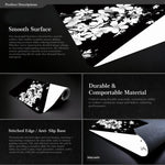 水墨櫻花橡膠防滑滑鼠墊桌墊，300x600x2mm，300x700x2mm，300x800x2mm，400x900x2mm