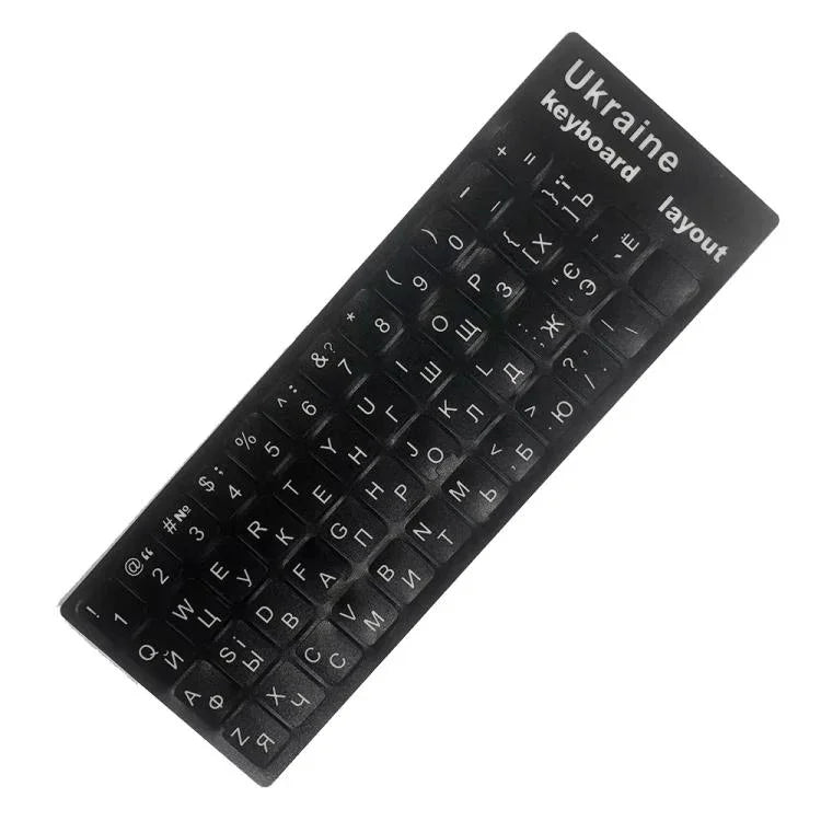 筆記型電腦鍵盤貼紙，烏克蘭語，土耳其語，瑞典語，波蘭語，波斯語