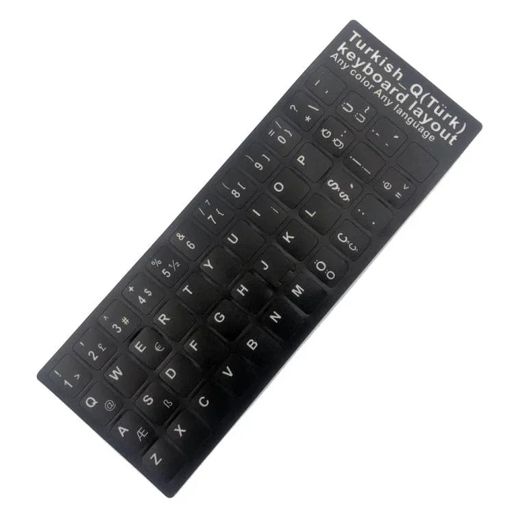 筆記型電腦鍵盤貼紙，烏克蘭語，土耳其語，瑞典語，波蘭語，波斯語