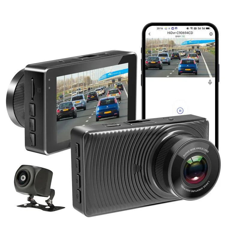 4K+1080P 行車記錄器 雙前後錄影 WIFI 倒車影像