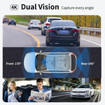 4K+1080P 行車記錄器 雙前後錄影 WIFI 倒車影像