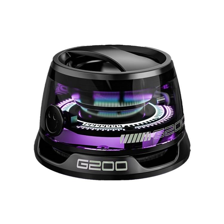 G200磁吸藍牙TWS迷你喇叭低音炮附彩色氛圍燈，G200