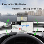Car Dashboard Sun Visor Phone Mount Holder Center Console Navigation Bracket