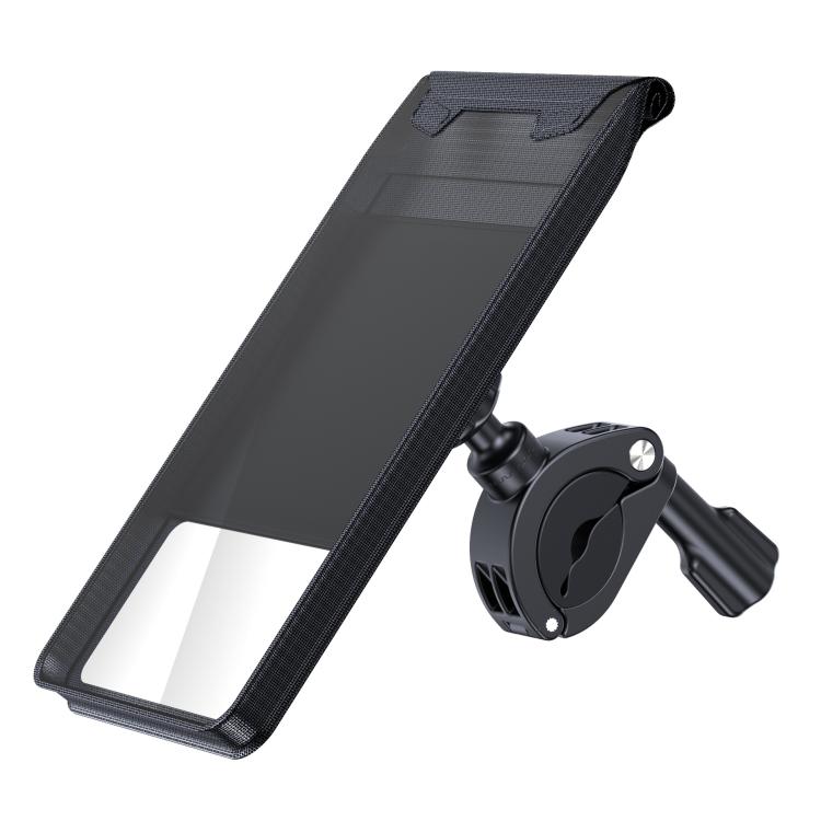 自行車支架防水袋 自行車摩托車車把鏡子手機支架，L，XL