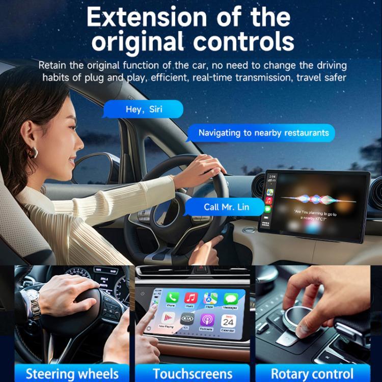 原廠 Carplay 有線轉無線盒轉接器 車用連接安卓盒，MINI SE X1AIR 黑色，MINI SE X2AIR 黑色