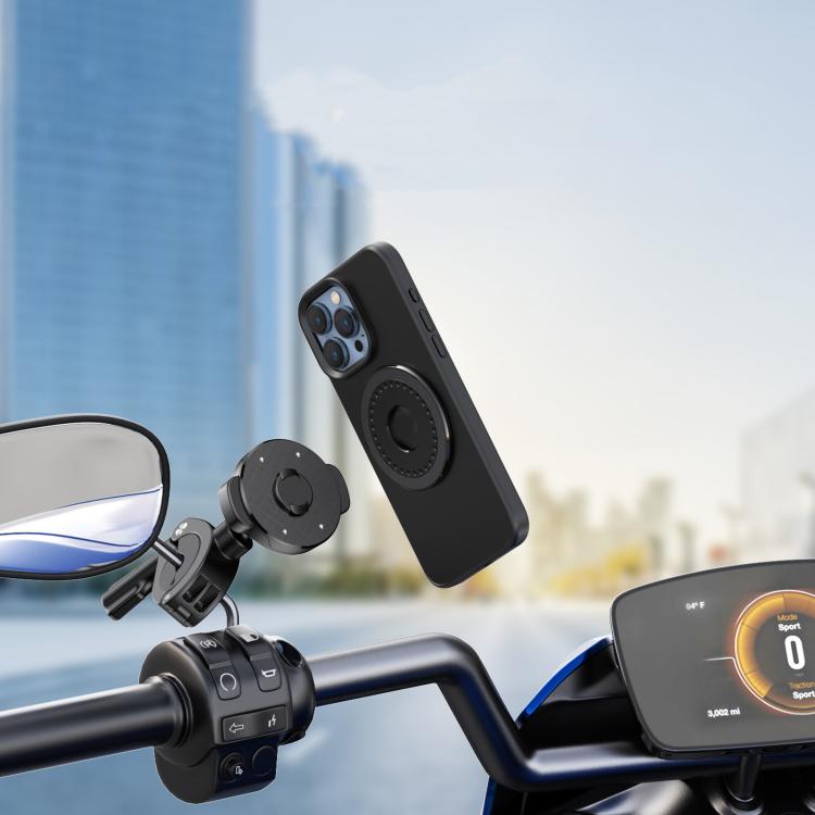 自行車摩托車磁吸式手機支架