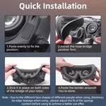適用於 DJI Avata Goggles 2 BRDRC 飛行眼鏡保護眼罩，適用於 DJI Avata Goggles 2