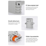 Anderson 50A 12V/24V Air Conditioner Waterproof Plugs Automotive Power Cord Connector, Female Connector, Male Cnnector