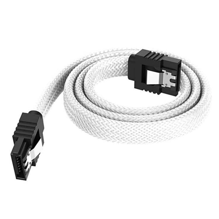 SATA3.0 鋁箔屏蔽編織線身 電腦硬碟電源線, 0.5m