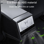 For Tesla New Model 3 / Y Car Rear Air Conditioning Vent Protection Frame, Matte Carbon Pattern, Glossy Carbon Pattern, Matte Black