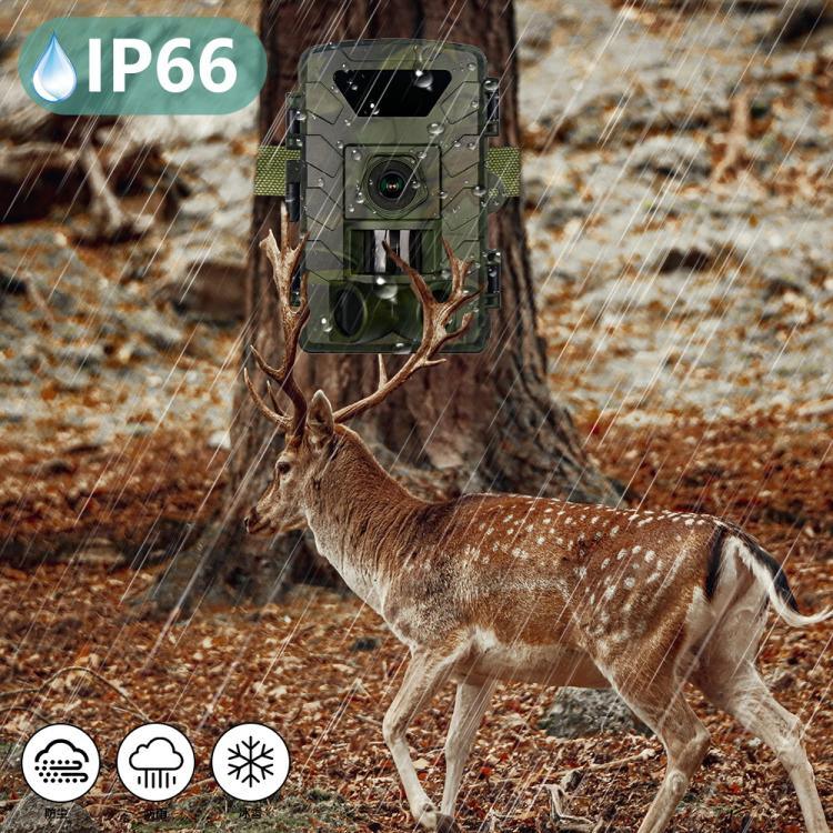 超清 8K 影片 60MP 照片 WiFi 狩獵相機，PR803W