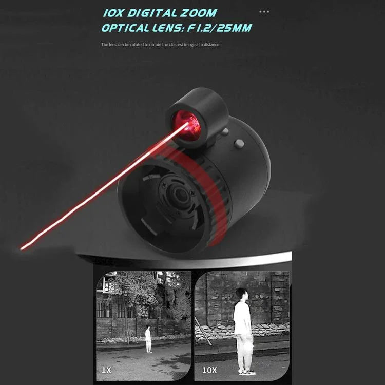 350米 1-10X 戶外夜視單筒望遠鏡夜視裝置 1080P 高清望遠鏡