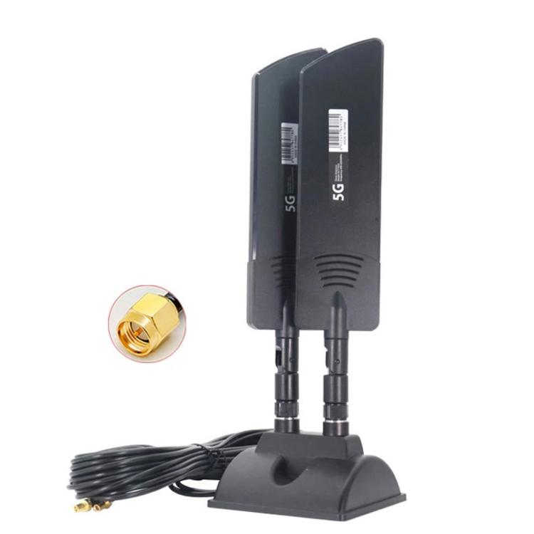 42dbi 5G 路由器外置天線 戶外長距離 WiFi 信號增強器, SMA 公頭黑色, TS9 黑色, SMA 公頭白色, TS9 白色
