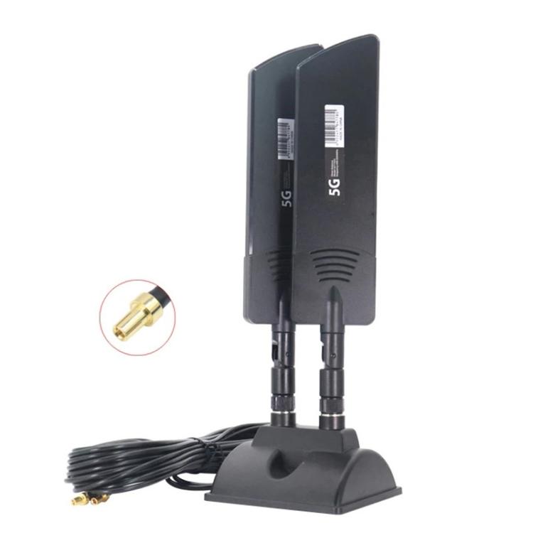 42dbi 5G 路由器外置天線 戶外長距離 WiFi 信號增強器, SMA 公頭黑色, TS9 黑色, SMA 公頭白色, TS9 白色