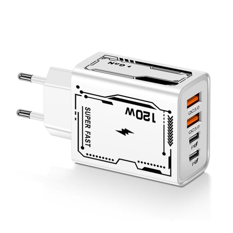2A 2 USB+2 PD Type-C 多埠手機充電器