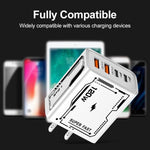 2A 2 USB+2 PD Type-C 多埠手機充電器
