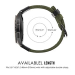 適用於 Samsung Gear S3 Frontier / Classic 智能快速釋放可調節尼龍錶帶，20mm，22mm