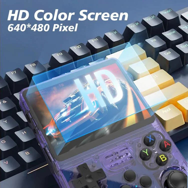 R36S復古手持遊戲主機 Linux系統 3.5吋螢幕 單TF卡版本，64G，128G