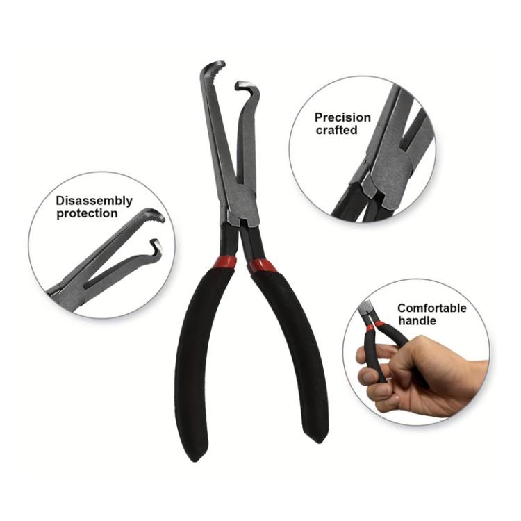 Car Wire Harness Plug Unplugging Plier Fuel Line And Electrical Disconnect Plier Hose Removal, Bent Nozzle, Straight Nozzle