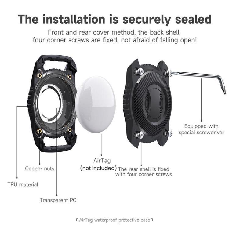 適用於 AirTag 第二代 / AirTag 第一代 追蹤器防水保護殼 寵物皮革項圈 防丟貓咪定位項圈