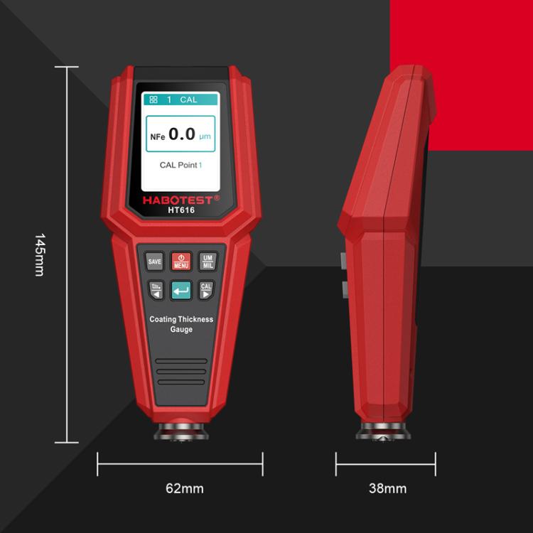 HABOTEST HT616 車漆測試儀，塗層厚度計，HT616