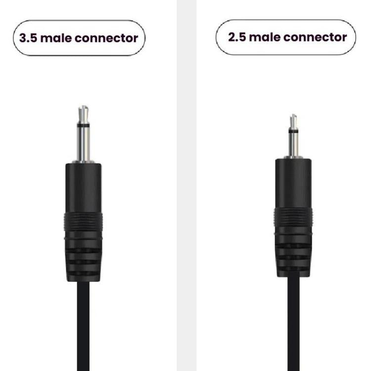 單聲道 2針 AUX 單頭線 喇叭音頻電源線 音頻線, 長度: 25cm, 2.5mm 公頭, 2.5mm 母頭, 3.5mm 公頭, 3.5mm 母頭