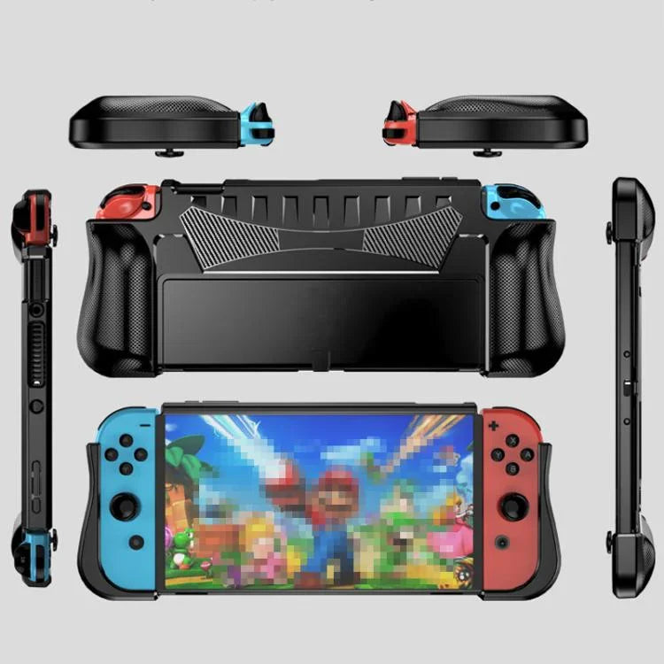 適用於 Switch OLED 主機 TPU 保護套 一體成型殼，含 2 個遊戲卡槽