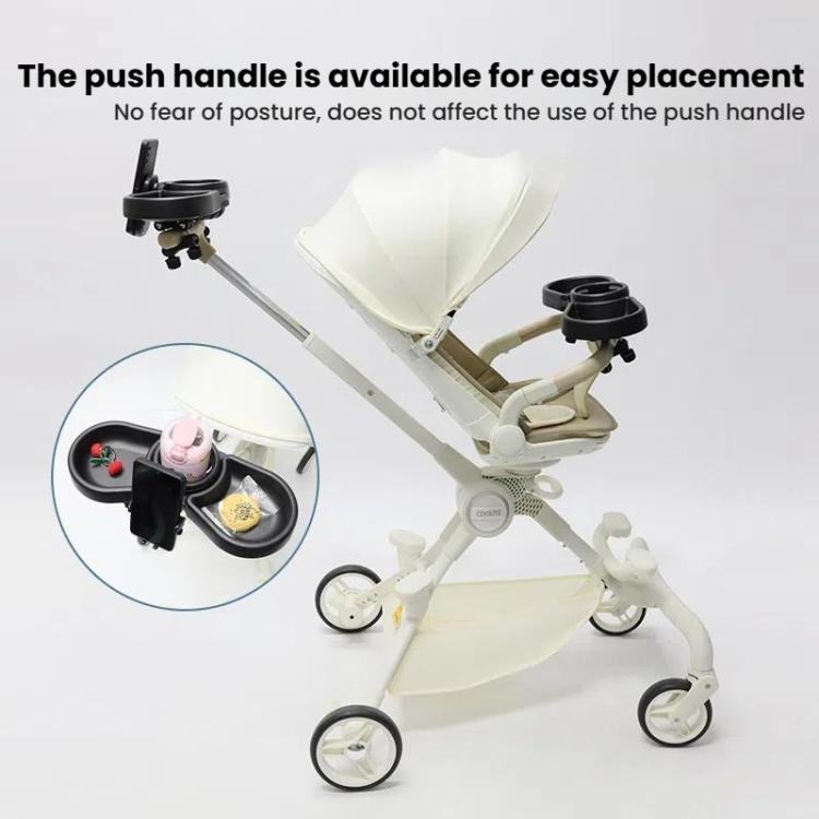 Universal Baby Stroller With Dining Tray And Storage Rack