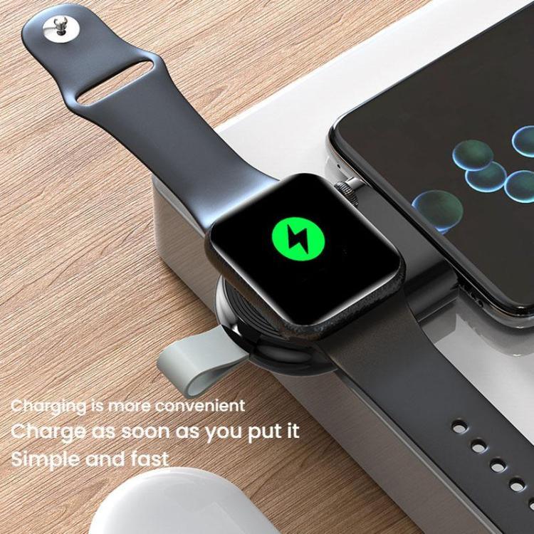 適用於 Apple Watch 1/2/3/4/5/6/7/8/9/10/SE 便攜式磁吸無線充電器 Type-C 智能無線充電器