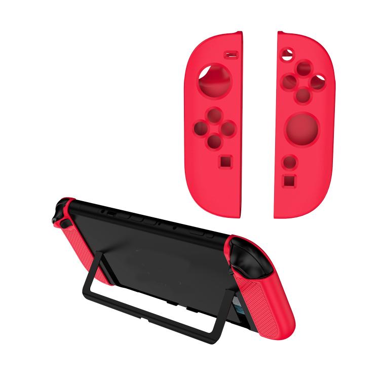 適用於 Nintendo Switch 2 Joy-con 控制器矽膠保護套，控制器套黑色、控制器套白色、控制器套紅色、控制器套藍色
