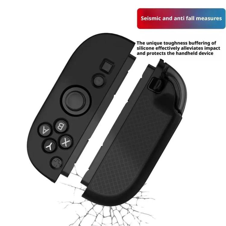 適用於 Nintendo Switch 2 Joy-con 控制器矽膠保護套，控制器套黑色、控制器套白色、控制器套紅色、控制器套藍色