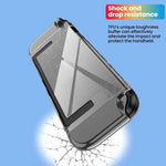 適用於 Nintendo Switch 2 的 TPU+PC 分離透明保護殼 防震外殼，TPU+PC 鑽石分離保護殼