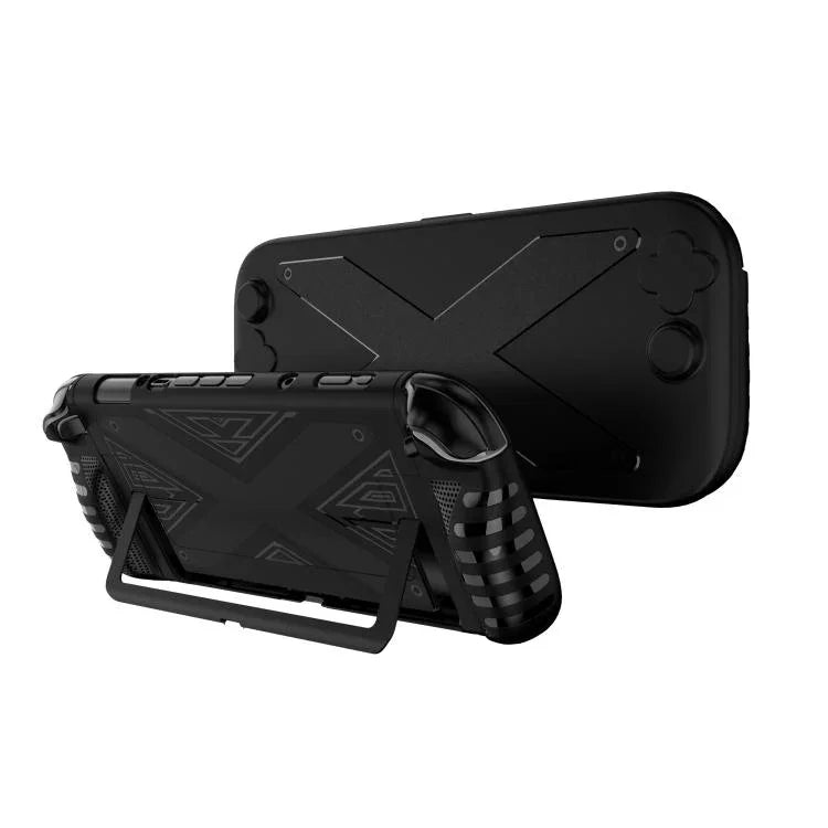 適用於 Nintendo Switch 2 PC + TPU 分離式保護殼含面板組，PC + TPU 黑色面板，PC + TPU 白色面板