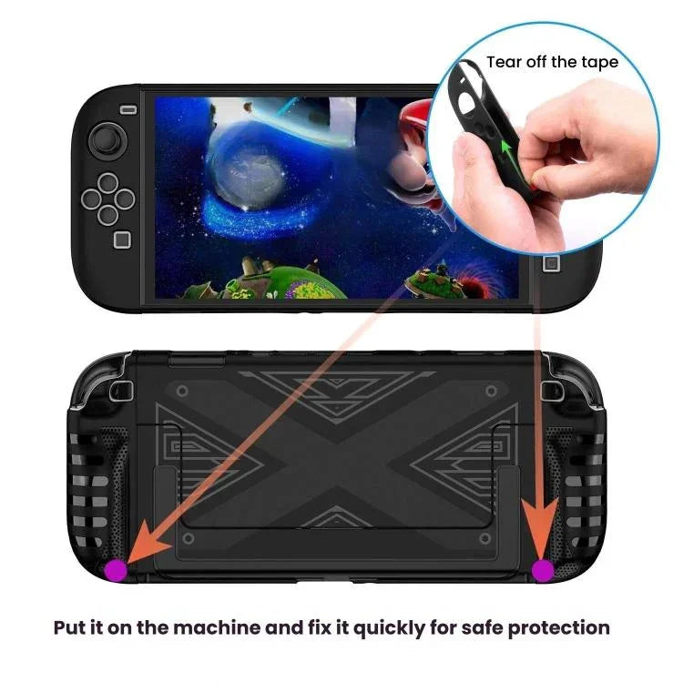 適用於 Nintendo Switch 2 PC + TPU 分離式保護殼含面板組，PC + TPU 黑色面板，PC + TPU 白色面板